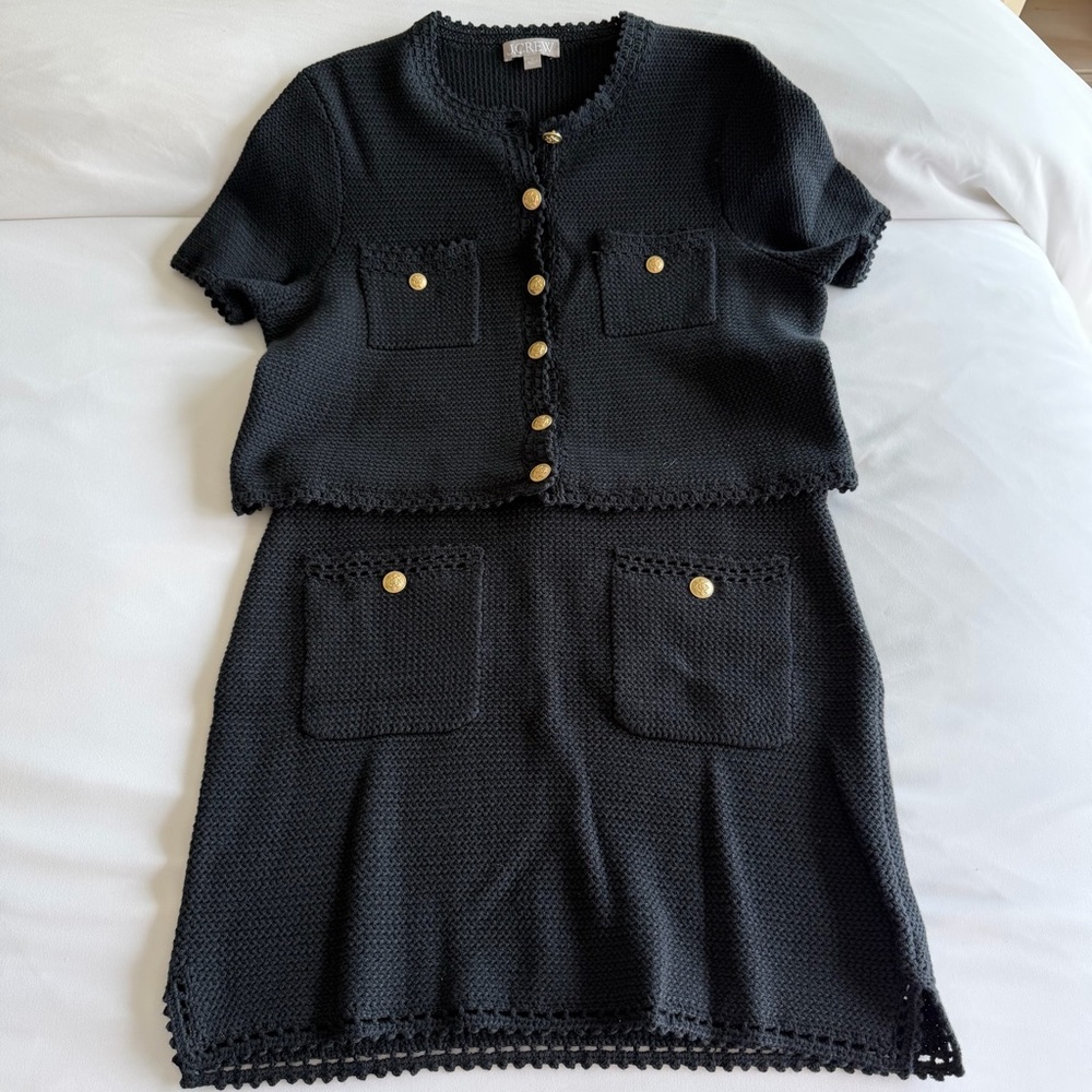 J. Crew Black Formal Set